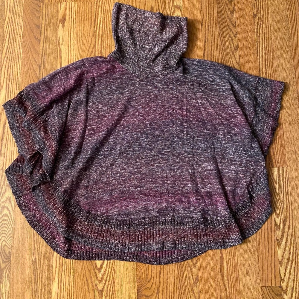 Lea and Nicole Womens Poncho Sweater